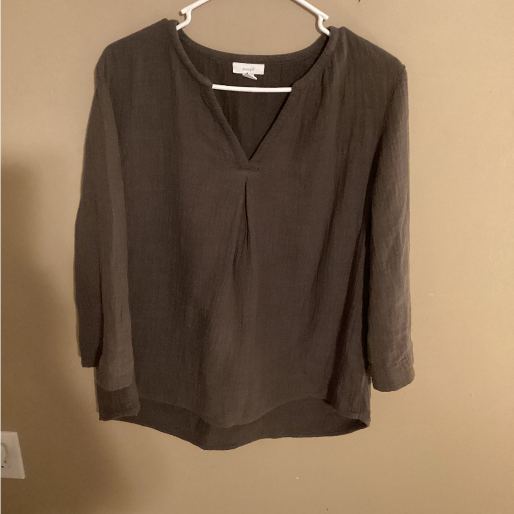 J. Jill (Pure Jill) brown top